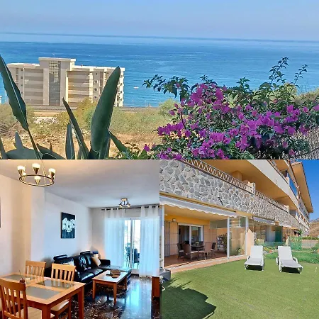 Garden With Sea View In Apartment Fuengirola